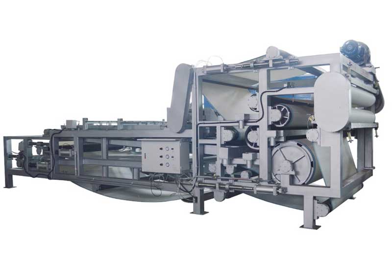 The belt filter dewatering machine